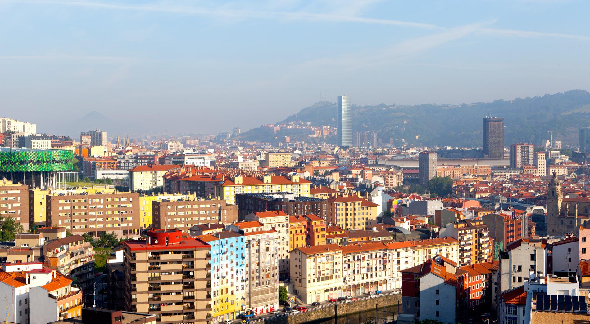 Spirit Hotel Gran Bilbao Zewnętrze zdjęcie San Sebastián skyline